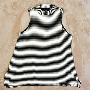 Mossimo mock turtleneck striped tank